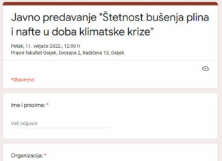 Štetnost bušenja plina i nafte u doba klimatske krize