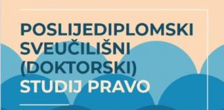 Natječaj za upis na Poslijediplomski sveučilišni (doktorski) studij Pravo Pravnog fakulteta Osijek u akademskoj 2022./2023. godini