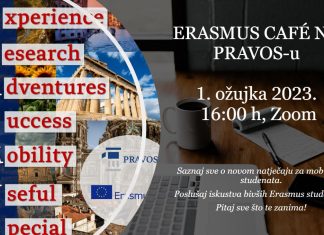 ERASMUS CAFÉ NA PRAVOS-u & ERASMUS INFO DAY