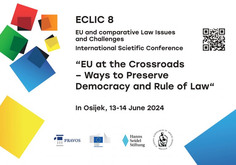 IZLOŽBA POVODOM 8. MEĐUNARODNE KONFERENCIJE: EU AND COMPARATIVE LAW ISSUES AND CHALLENGES SERIES (ECLIC)