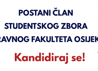 POSTANI ČLAN STUDENTSKOG ZBORA PRAVNOG FAKULTETA OSIJEK