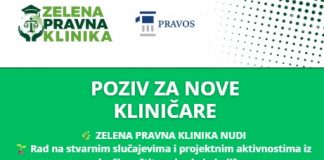 POZIV ZA PRIJAVU – KLINIČARI ZELENE PRAVNE KLINIKE