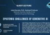 Gostujuće predavanje EPISTEMIC CHALLENGES OF GENERATIVE AI