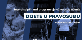 Produljenje roka za prijavu na Natječaj za upis na Interdisciplinarni program cjeloživotnog obrazovanja “Dijete u pravosuđu” u akademskoj 2025./2026. godini