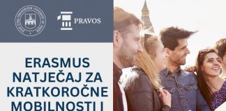 ERASMUS NATJEČAJ ZA KRATKOROČNE MOBILNOSTI I DUGOROČNE PRAKSE