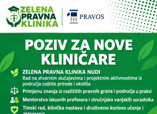 𝐏𝐎𝐙𝐈𝐕 𝐙𝐀 𝐏𝐑𝐈𝐉𝐀𝐕𝐔 – 𝐊𝐋𝐈𝐍𝐈Č𝐀𝐑𝐈 𝐙𝐄𝐋𝐄𝐍𝐄 𝐏𝐑𝐀𝐕𝐍𝐄 𝐊𝐋𝐈𝐍𝐈𝐊𝐄